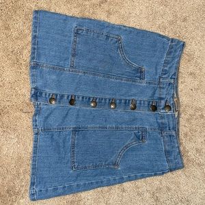 Boutique blue Jean skirt